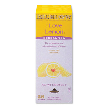 Bigelow® I Love Lemon Herbal Tea, 0.06 Oz Tea Bag, 28-box freeshipping - TVN Wholesale
